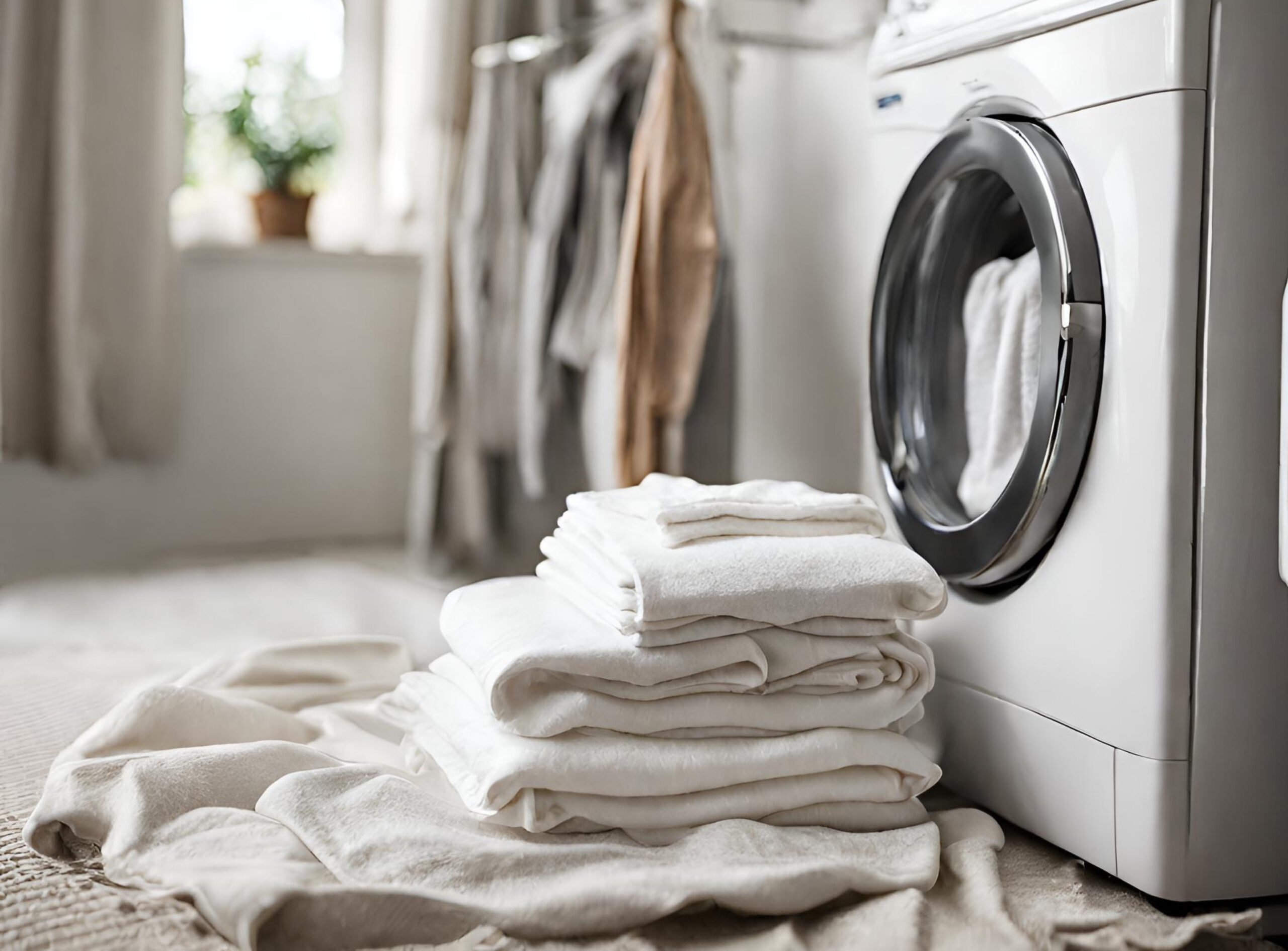 sušenie ľanovej bielizne v sušičke